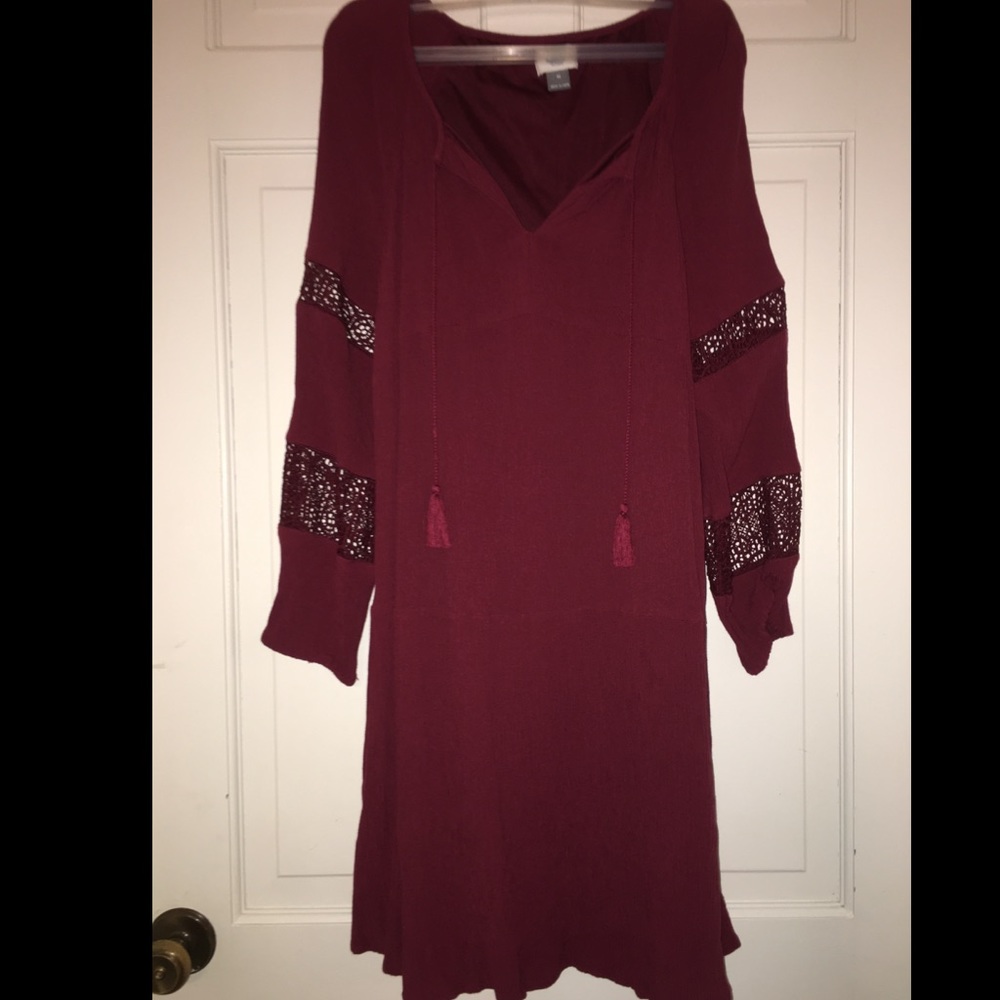 Old Navy long sleeve boho dress